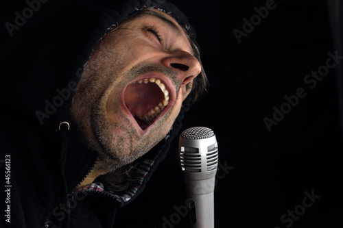 Photo: Rockstar singing Rockstar singing