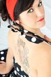 Sixties Girl with tattoo