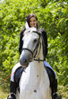 Photo: equestrian on horseback equestrian on horseback