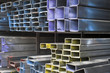 Metal pipe for construction