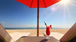 Relaxing on the beach