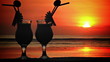 Cocktails at sunset 2