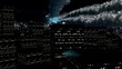Video: Night city lights and falling stars Night city lights and falling stars