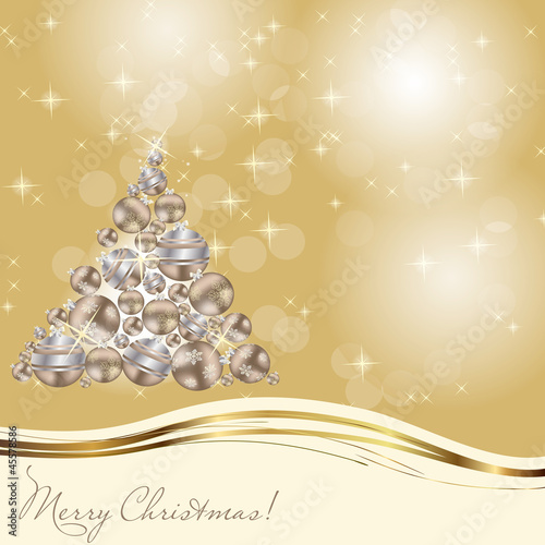 Vector: Abstract beauty Christmas and New Year background. vector illust Abstract beauty Christmas and New Year background. vector illust