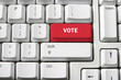 Voting Concept with Computer Keyboard