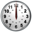 Vecteur : 12 bw clock 12 bw clock