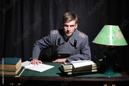 Photo: Russian military officer Russian military officer