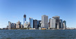 The New York City Downtown w the Freedom tower