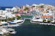 Aghios Nikolaos city at Crete island in Greece