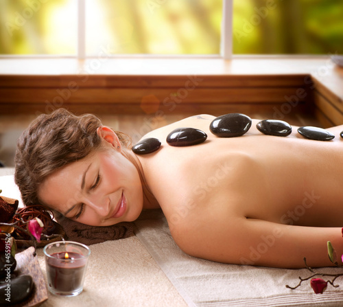Photo: Spa Salon. Stone Massage. Dayspa Spa Salon. Stone Massage. Dayspa