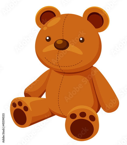 Vector: illustration of Teddy bear illustration of Teddy bear