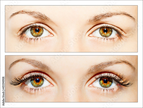 Photo: False eyelashes False eyelashes
