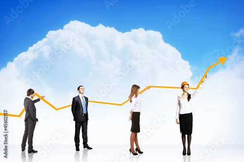 Photo: Business Growth And Success Graph Business Growth And Success Graph