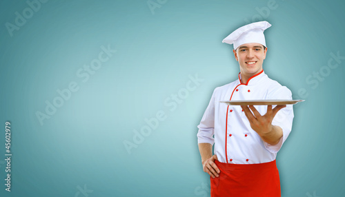 Photo: Portrait of a cook Portrait of a cook