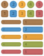 Numbered design templates