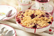Himbeer Pfirsich Crumble