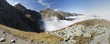 west look from Jamnice sedlo in West part of Tatra mountains