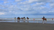 Reiter am Strand