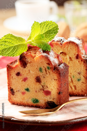 Photo: Slices of fruit cake Slices of fruit cake