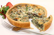 Mushroom & Spinach Quiche