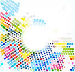 abstract mosaic background, eps10 vector illustration