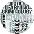 Crime And Criminology Word Cloud Concept