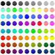Vector: Glass buttons Glass buttons