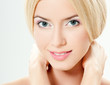 Beautiful Girl face. Perfect skin