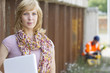 Photo: Casual businesswoman with laptop Casual businesswoman with laptop