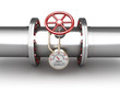 Foto: Gas pipeline - concept Gas pipeline - concept