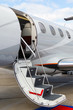 Photo: ladder in a private jet ladder in a private jet