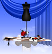 Vektor: abstract image of woman's dream abstract image of woman's dream