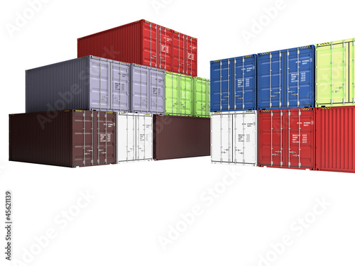 Illustration: Coloured containers Coloured containers