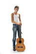 Photo: Child plays guitar Child plays guitar