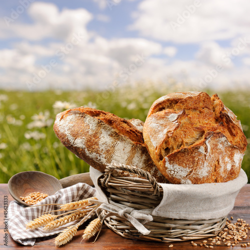 Photo: Freshly baked traditional bread Freshly baked traditional bread