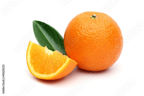Photo: Orange and orange slice Orange and orange slice