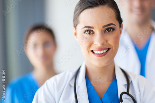 Photo: group of medical workers group of medical workers