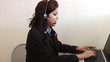 Young happy customer service worker