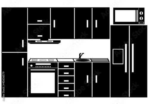 Vector: Kitchen furniture Kitchen furniture
