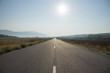 Road at sunrise