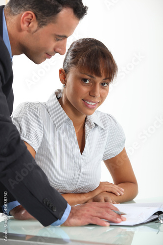 Photo: female student with teacher female student with teacher