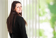 Smiling businesswoman