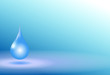 Wassertropfen Hintergrund Quer...