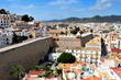 Dalt Vila, the old town of Ibiza Town, in Ibiza, Balearic Island