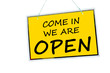 Open sign