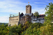 Landscape with Wartburg Castle in Eisenach, Germany