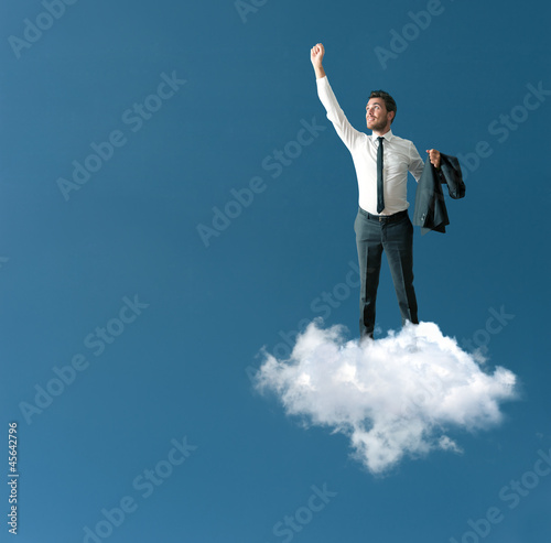 Photo: Success of a businessman Success of a businessman
