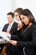 Business people during meeting in office