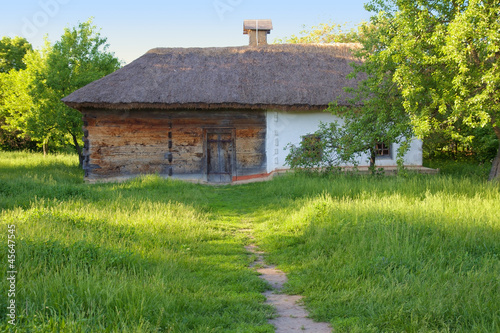 Photo: Traditional ukrainian rural house Traditional ukrainian rural house