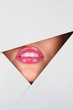 Beautiful female lips